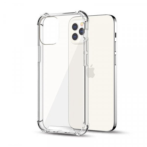Wholesale Crystal Clear Hard Transparent Shockproof Bumper Case for Apple iPhone 13 Pro Max [6.7] (Clear)